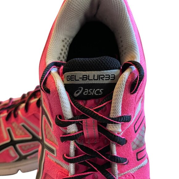Asics Gel-Blurr33 Womens Sz 9/40.5EU Solyte Technology Running Shoes Pink Gray - Picture 4 of 9